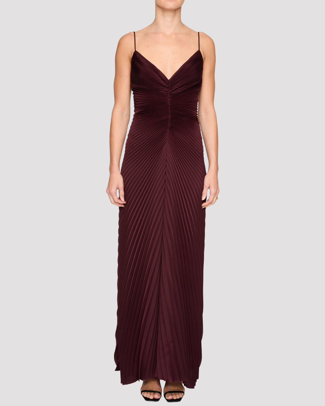 A.L.C. Genevieve Gown in Pinot Red