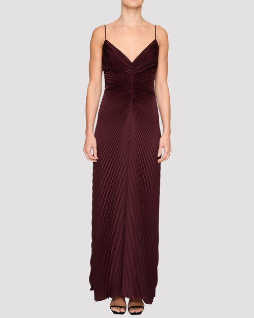 A.L.C. Genevieve Gown in Pinot Red