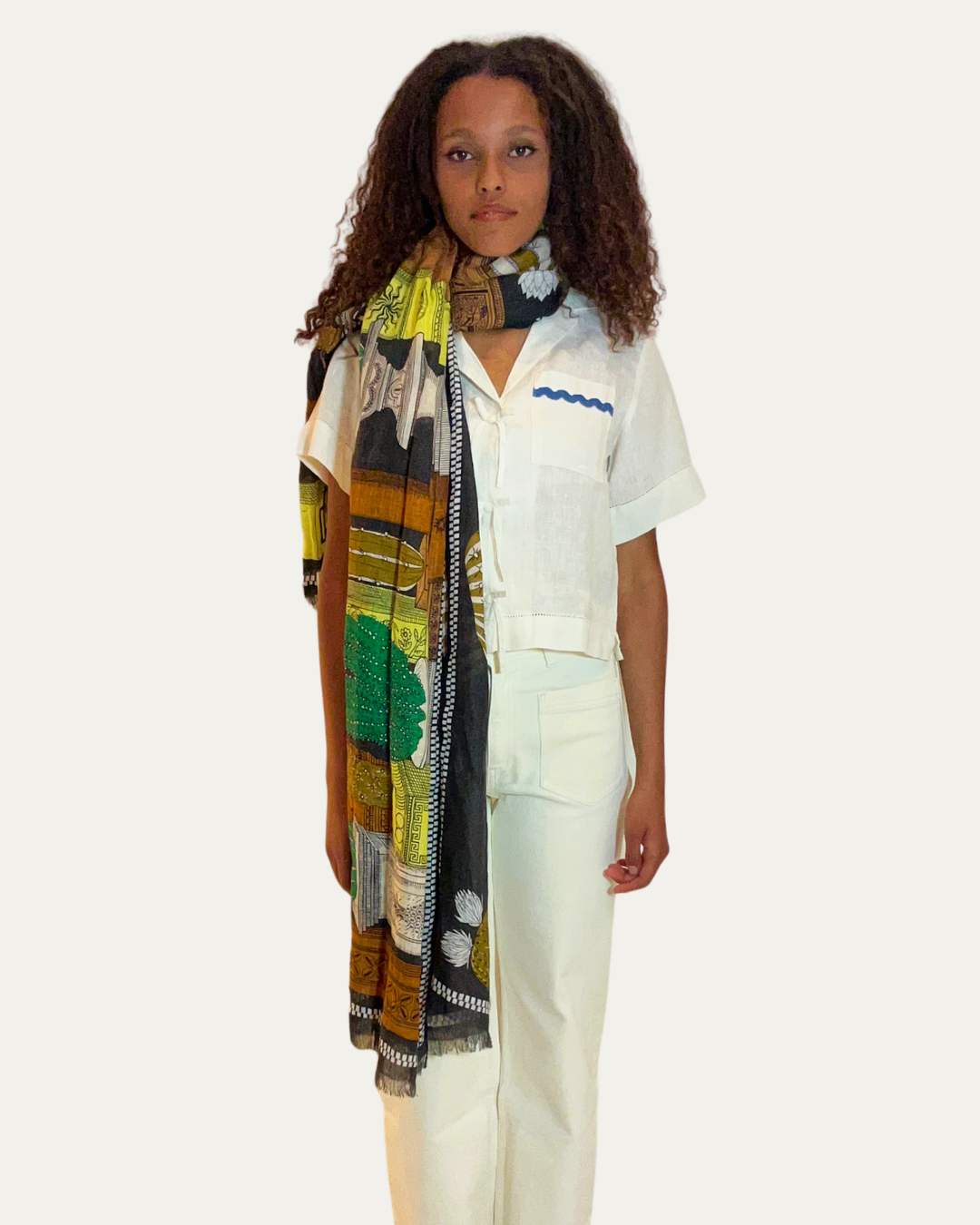 Inoui Editions Scarf Tequila in Lemon