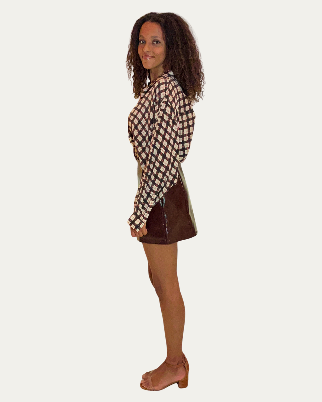 No. 6 Jess Skirt in Bordeaux