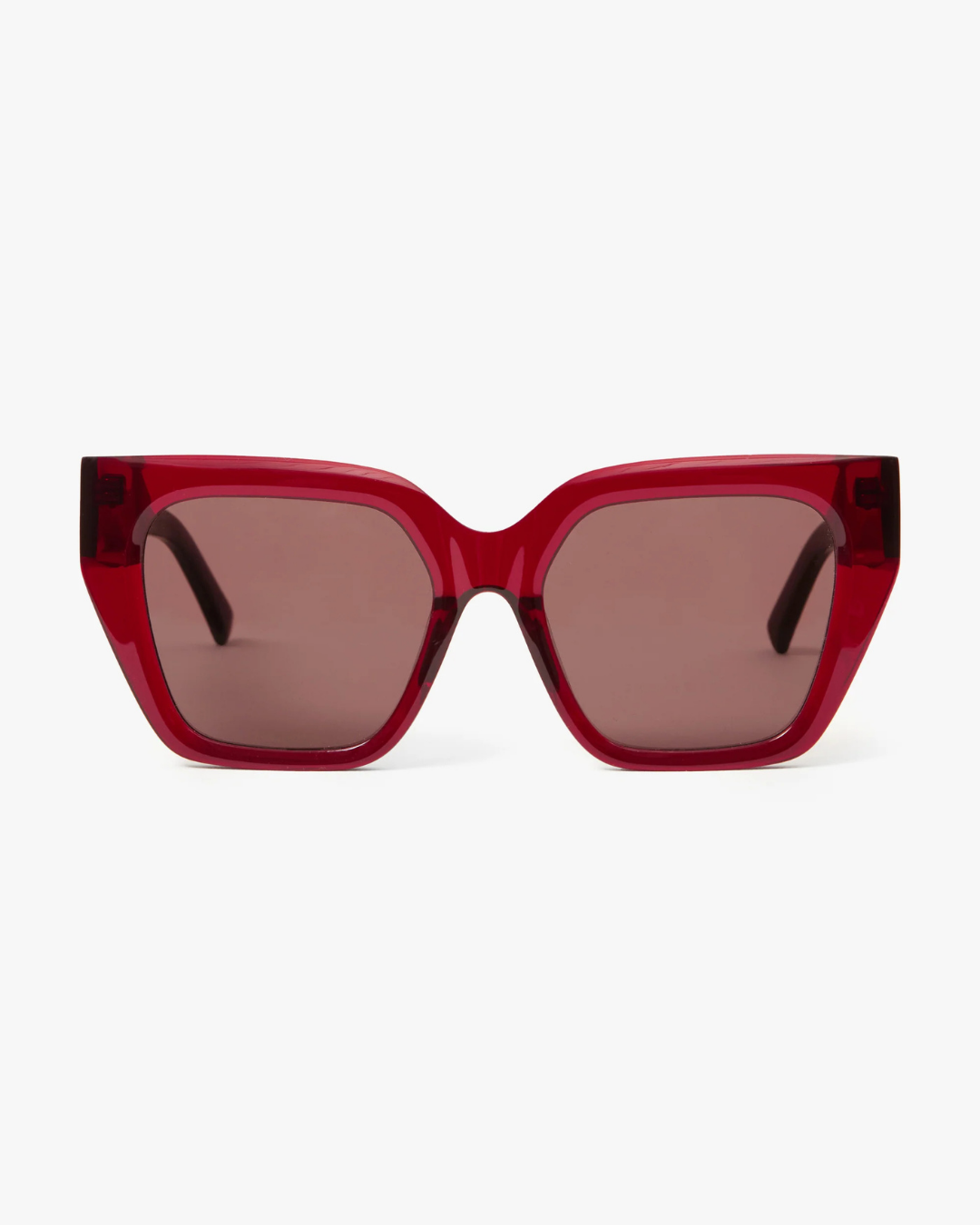Clare V. Heather Sunglasses in Plumingo