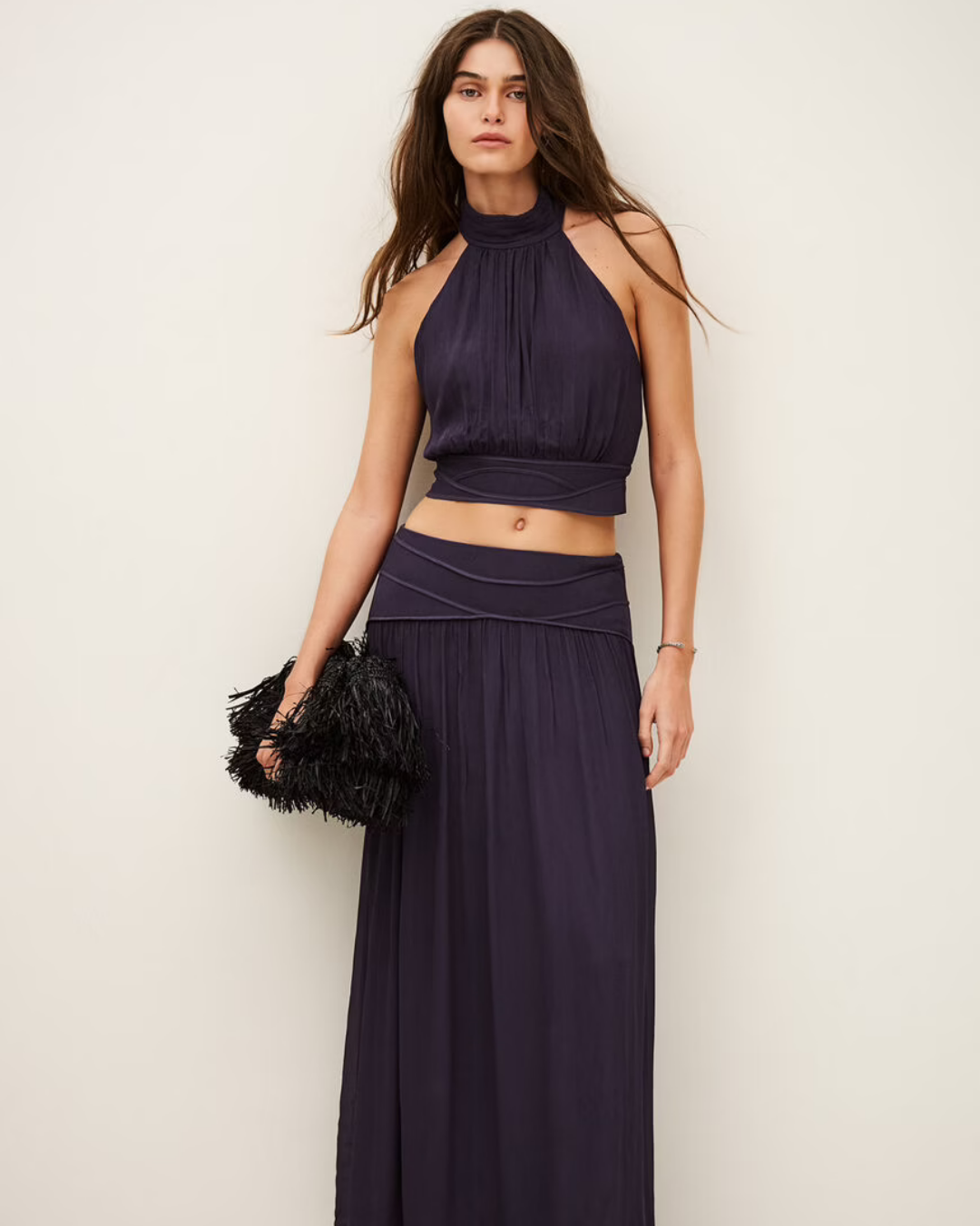 Ba&sh Olivia Skirt in Raisin