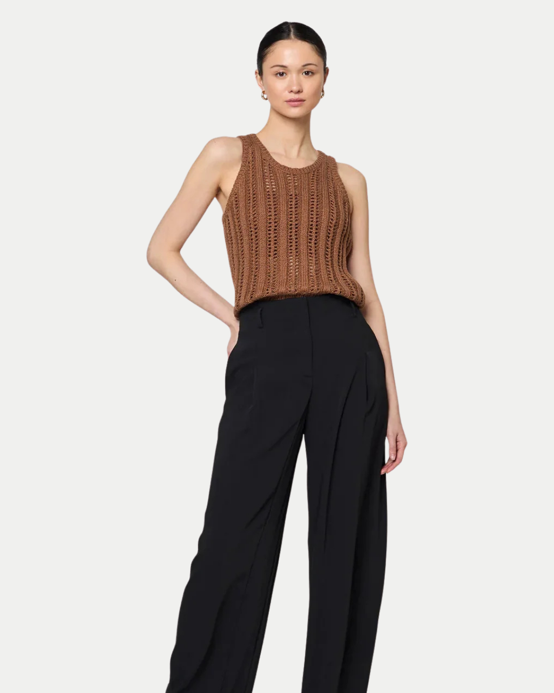 Atelier Delphine Ferrand Top Rope Knit in Wood