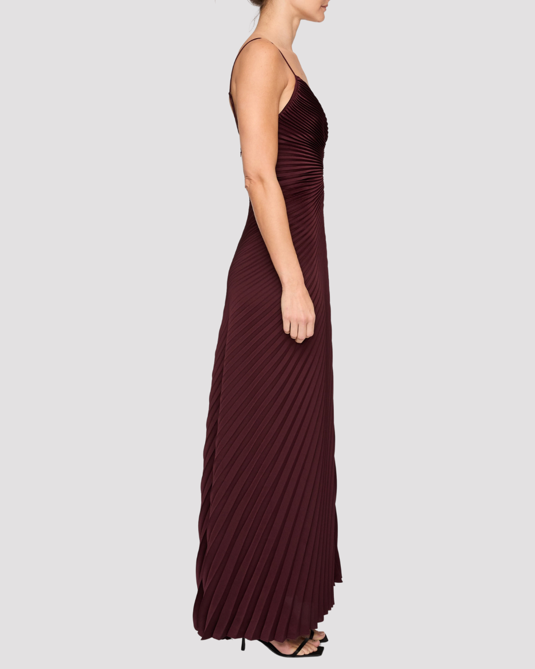 A.L.C. Genevieve Gown in Pinot Red