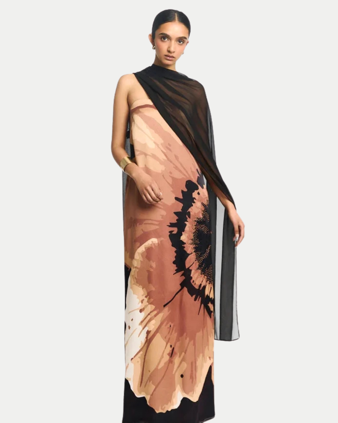 DIARRABLU Handbeaded Tubi Dress in Amor Rose