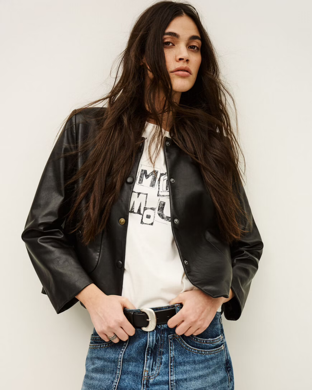 Ba&sh Mylos Jacket in Noir