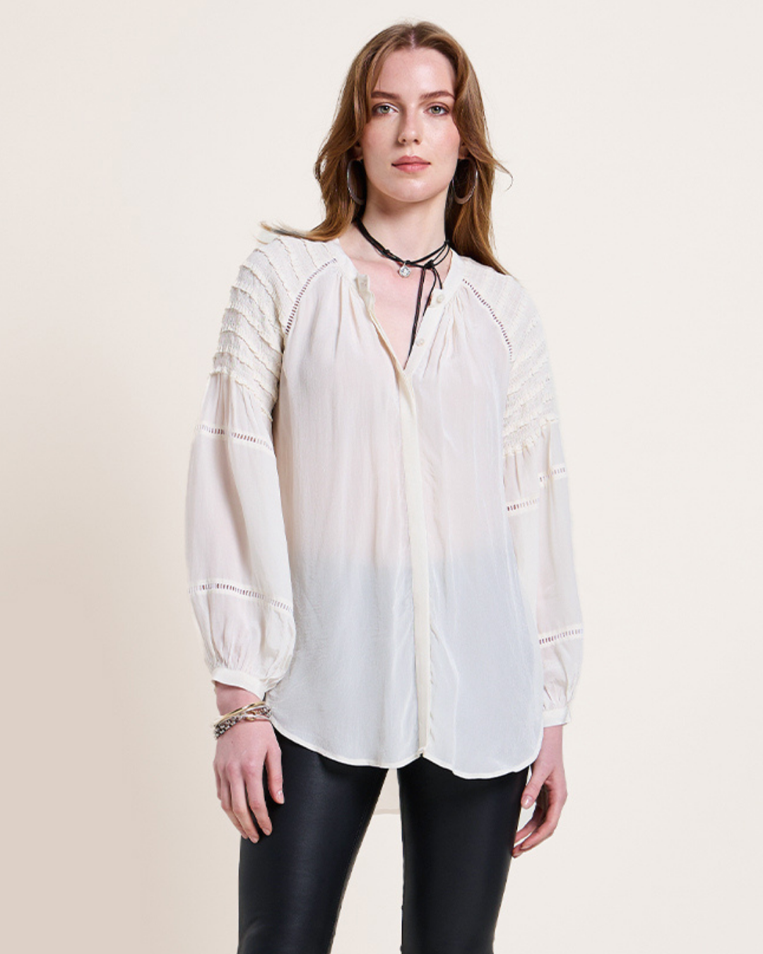 Scarlett Poppies Prairie Top