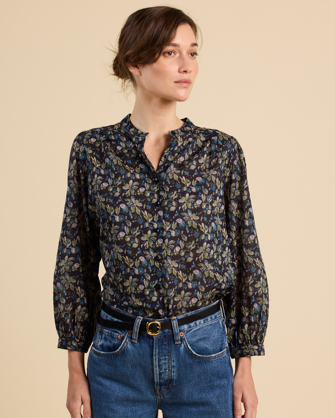 Trovata Clara Blouse in Orchard Frost