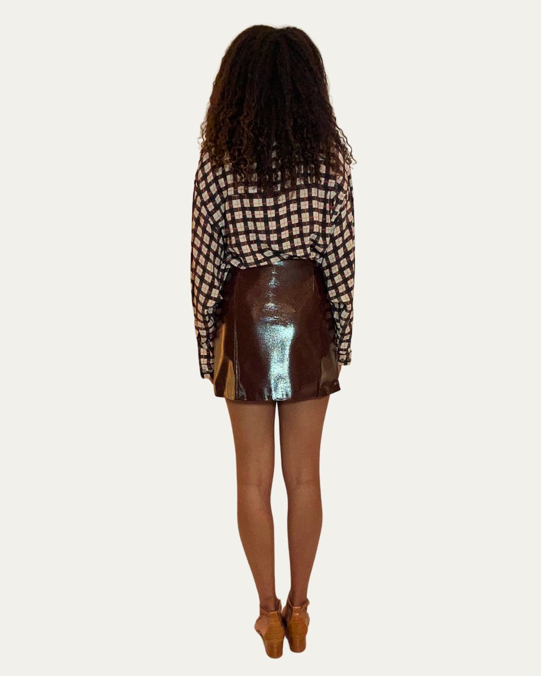 No. 6 Jess Skirt in Bordeaux