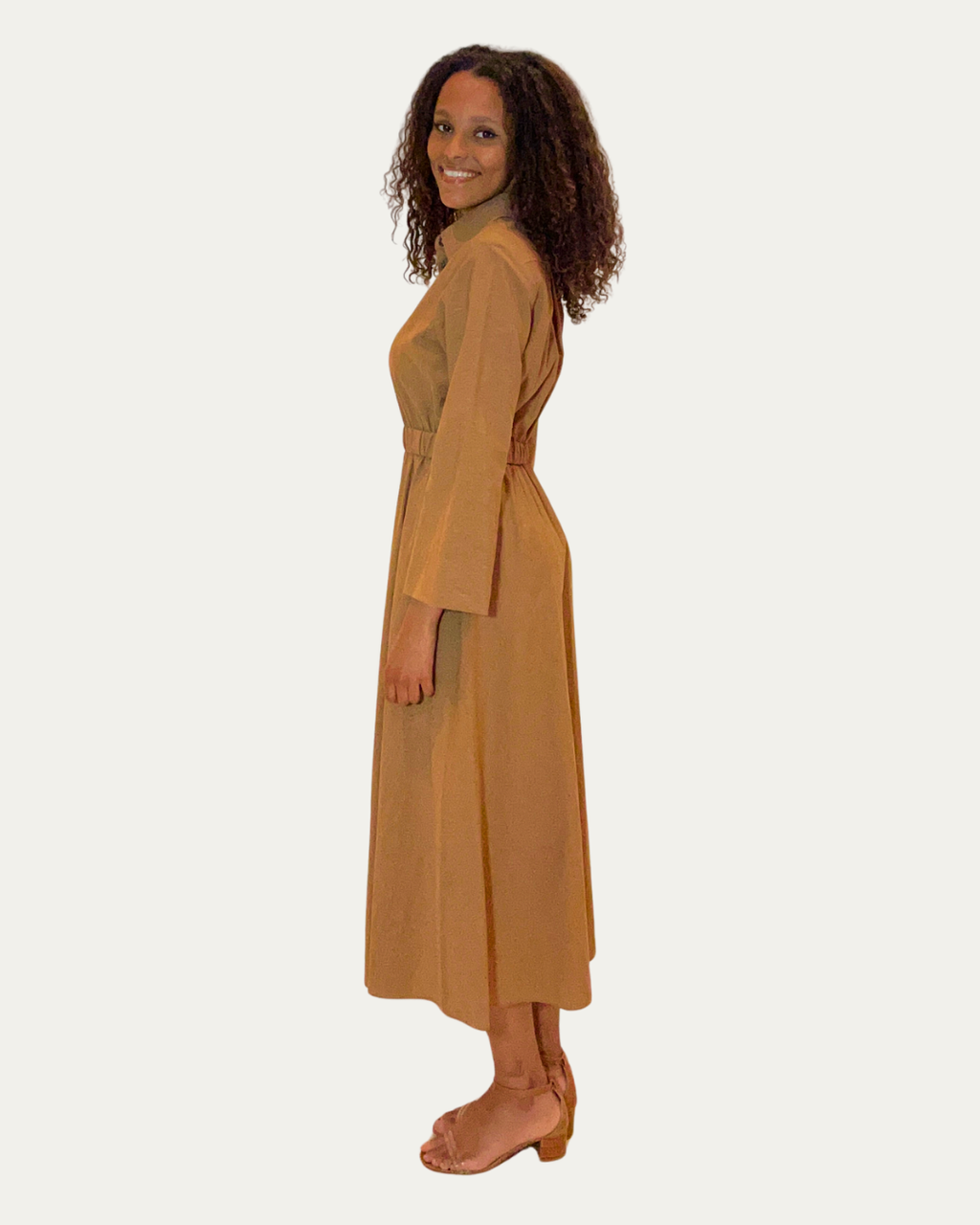 No.6 Crosby Dress in Tan