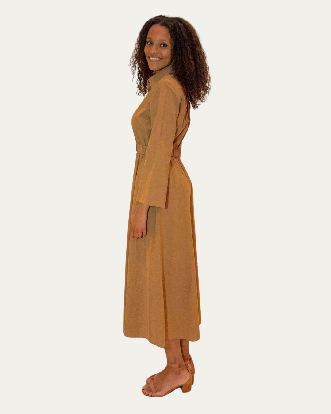 No.6 Crosby Dress in Tan