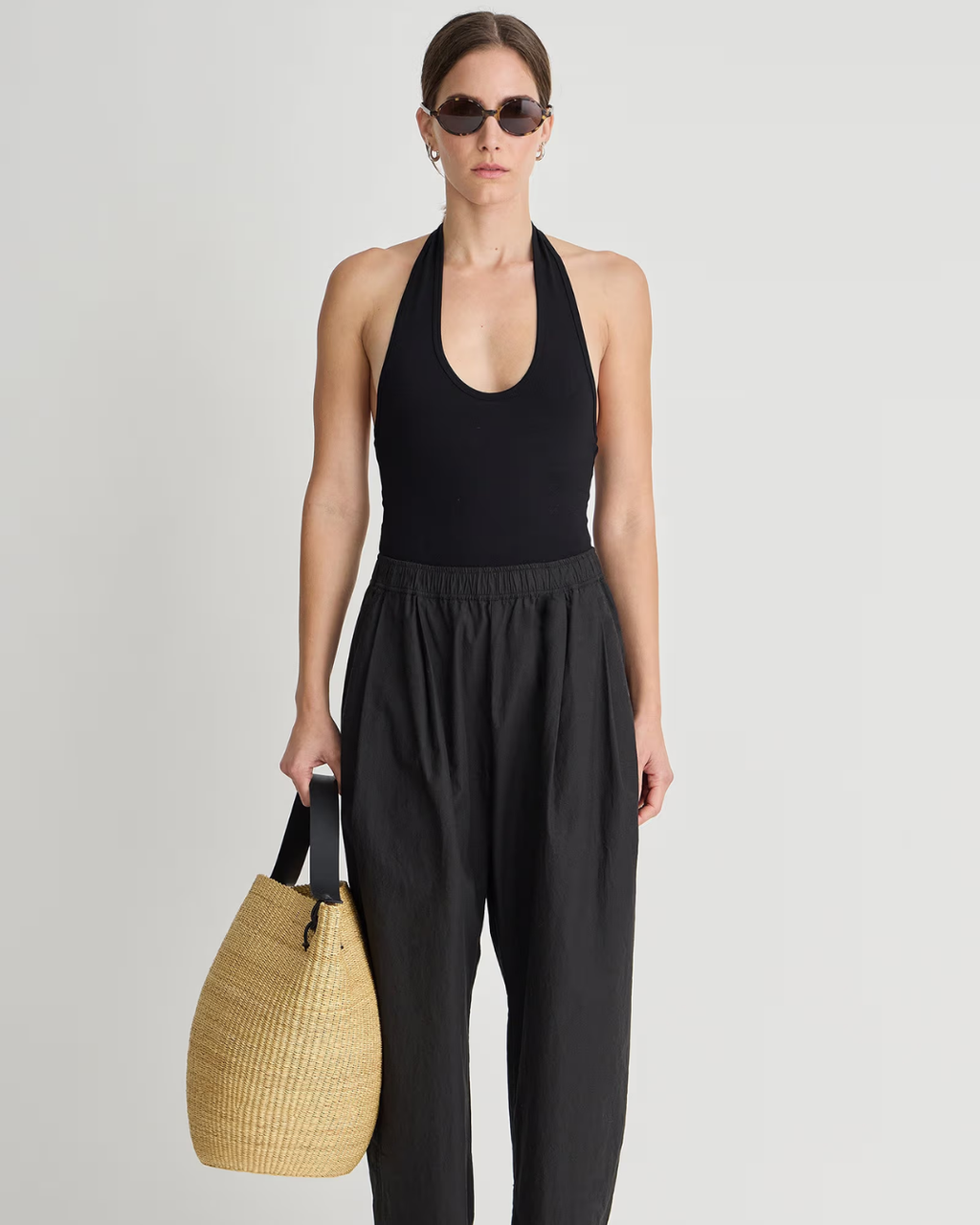 Apiece Apart Spa Pleat Pant in Black