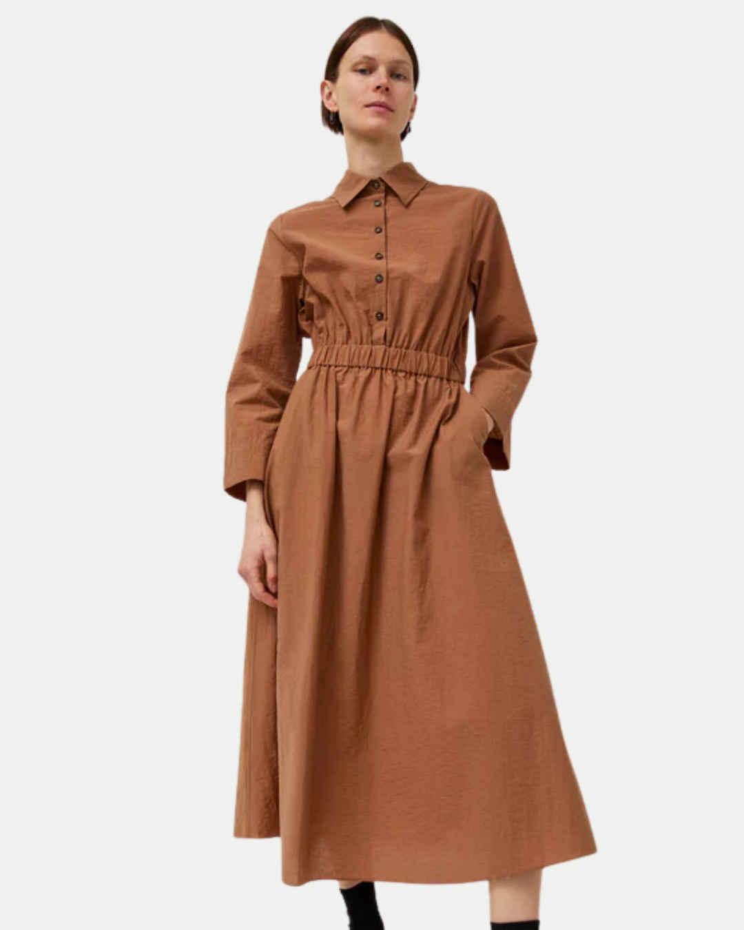 No.6 Crosby Dress in Tan