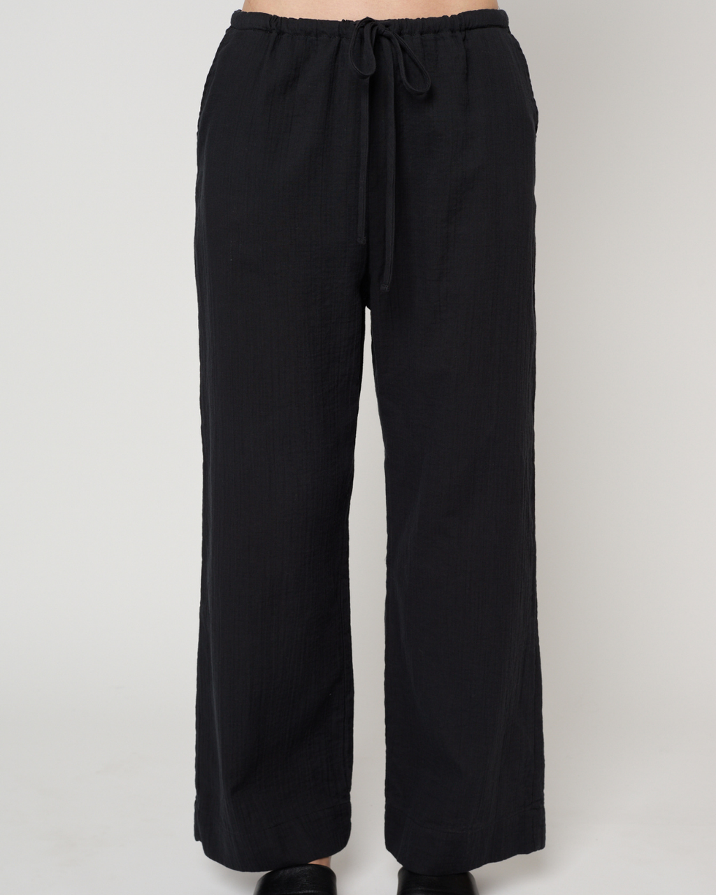 Atelier Delphine Drawstring Pant in Black