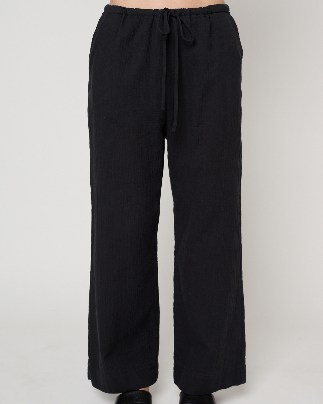 Atelier Delphine Drawstring Pant in Black