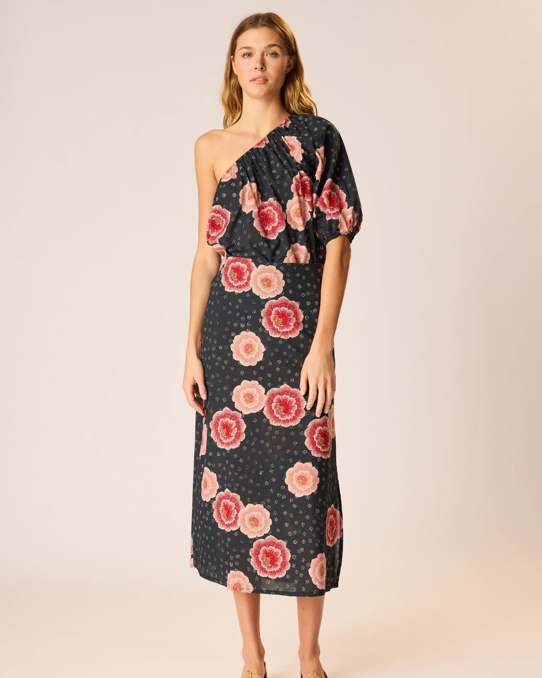 Natalie Martin Anita Skirt in Poppy Indigo
