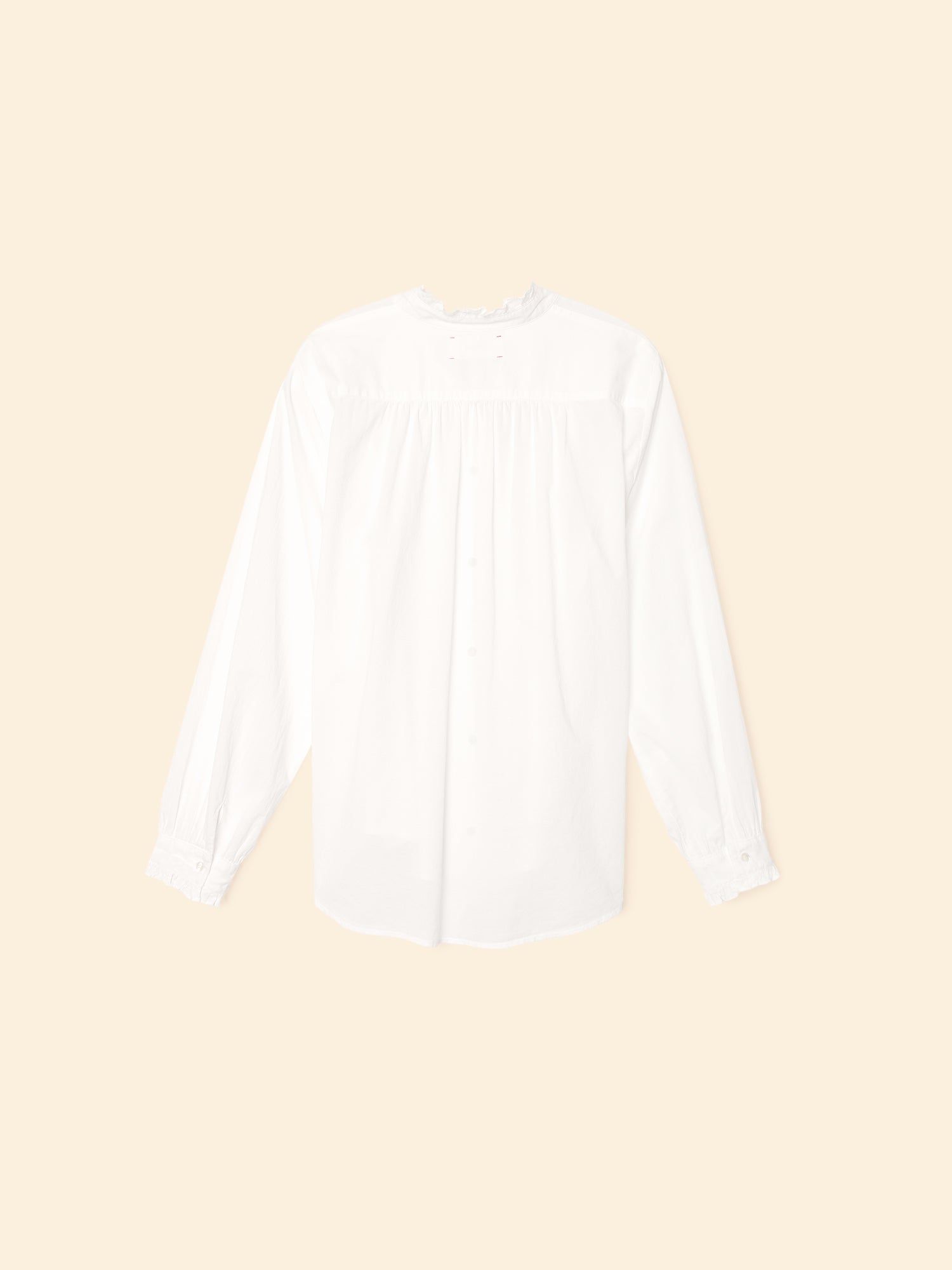 White shirt on a beige background