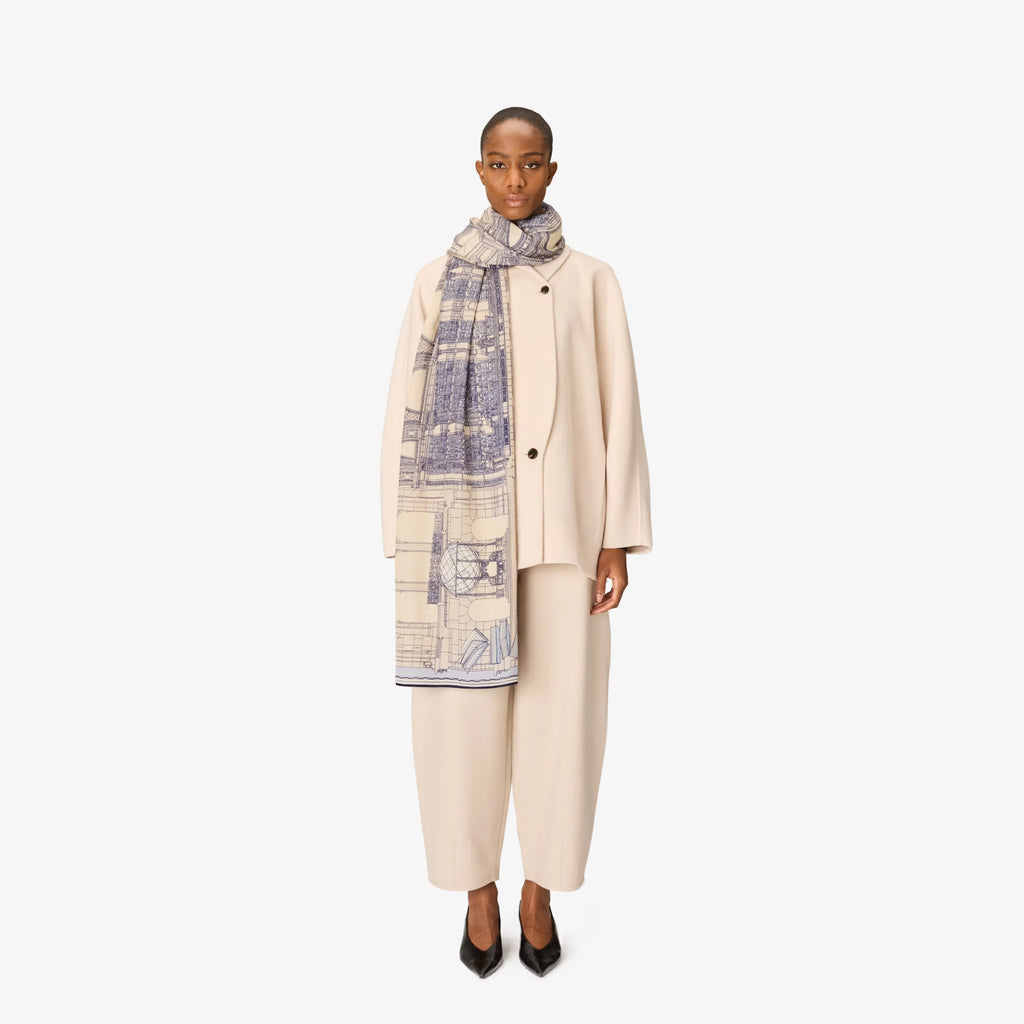 Inoui Editions Scarf Vivienne in Grey