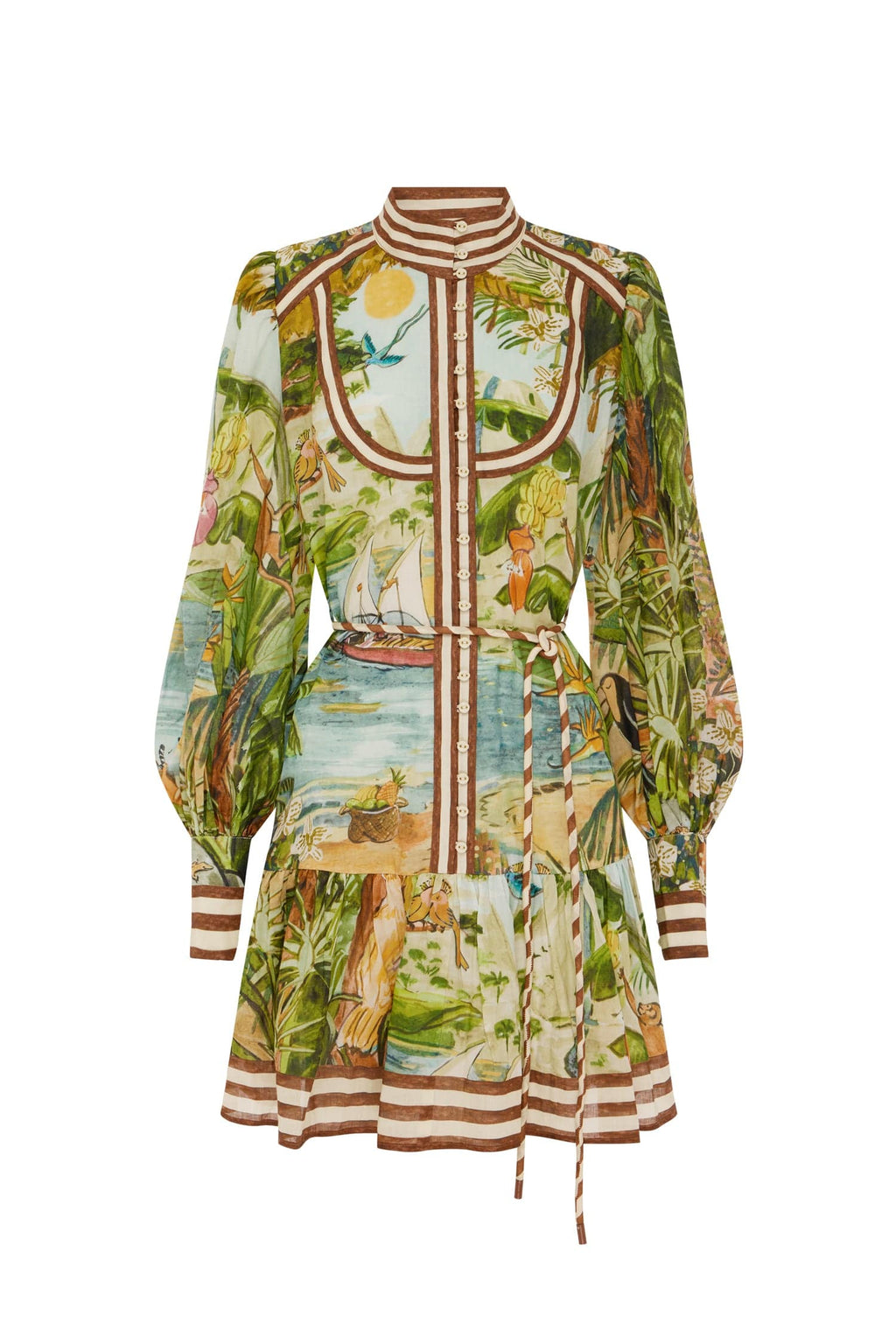 Alemais Toucan Tango Mini Dress