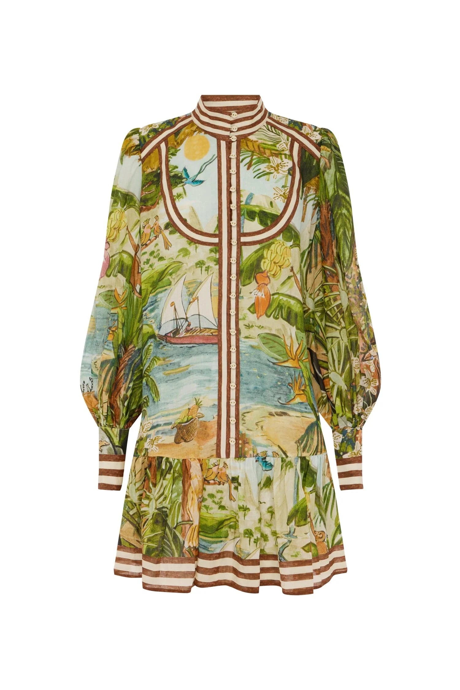 Alemais Toucan Tango Mini Dress