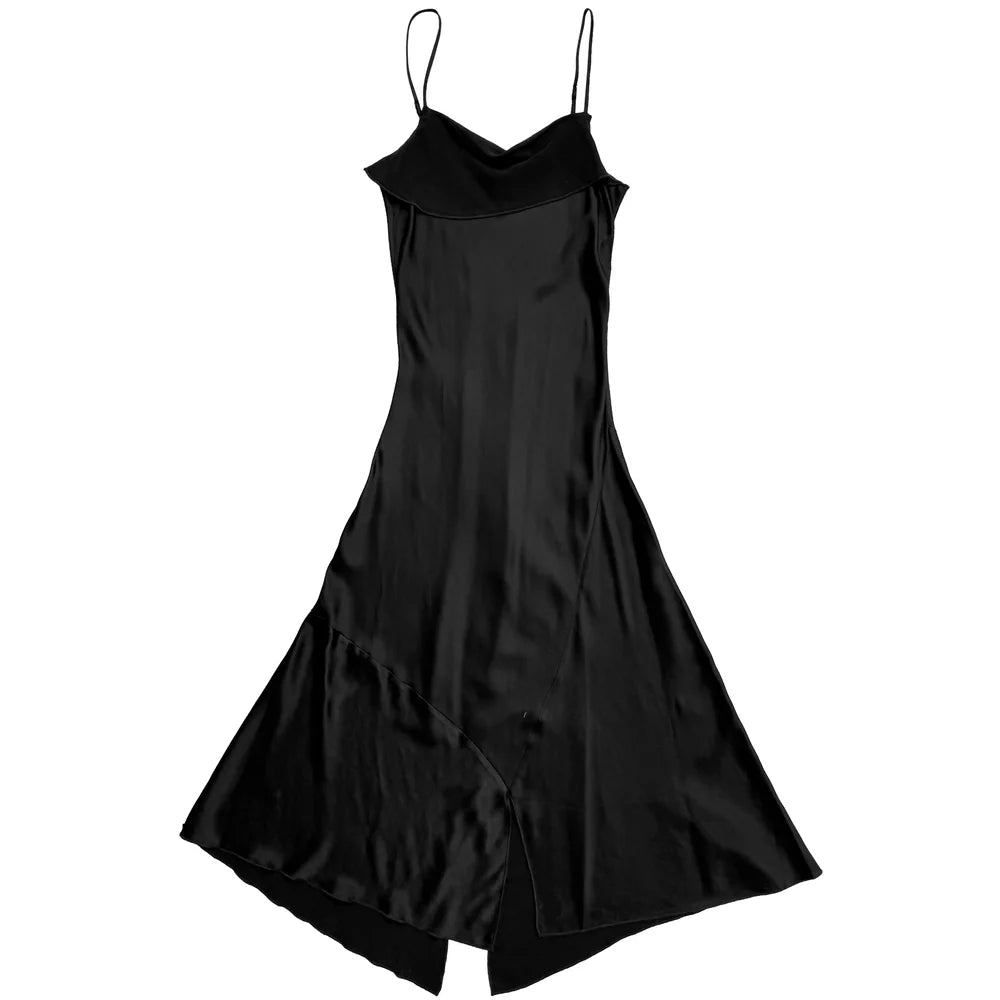 Ali Golden Asymmetrical Tank Dress