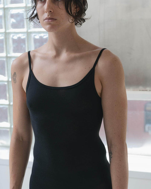 Baserange Slip Dress in Black