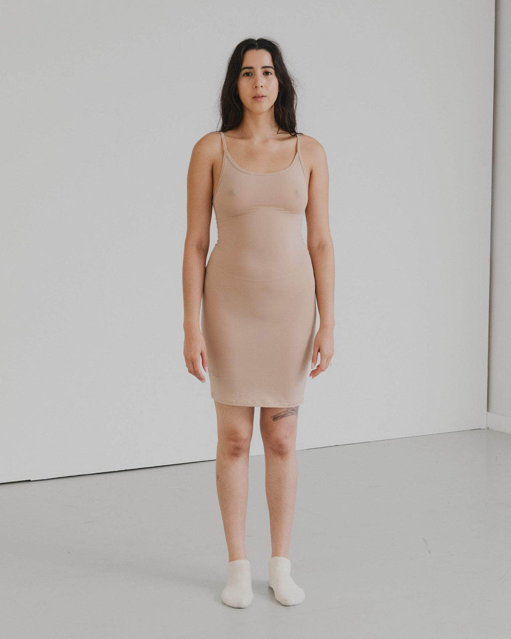 Baserange Slip Dress in Haptic