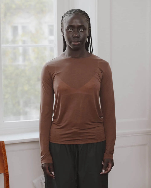 Baserange Long Sleeve Tee in Ocular