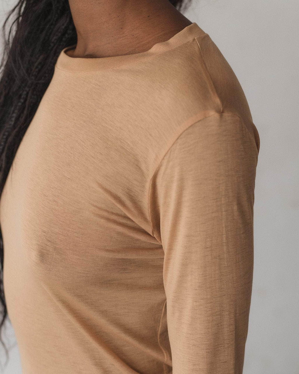 Baserange Long Sleeve Tee in Aural