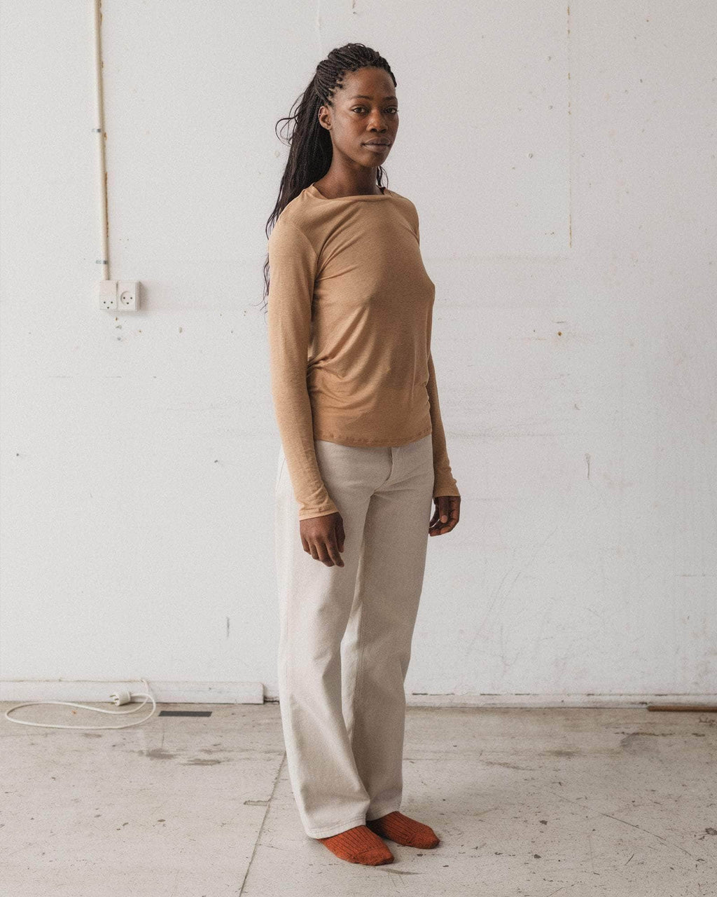 Baserange Long Sleeve Tee in Aural