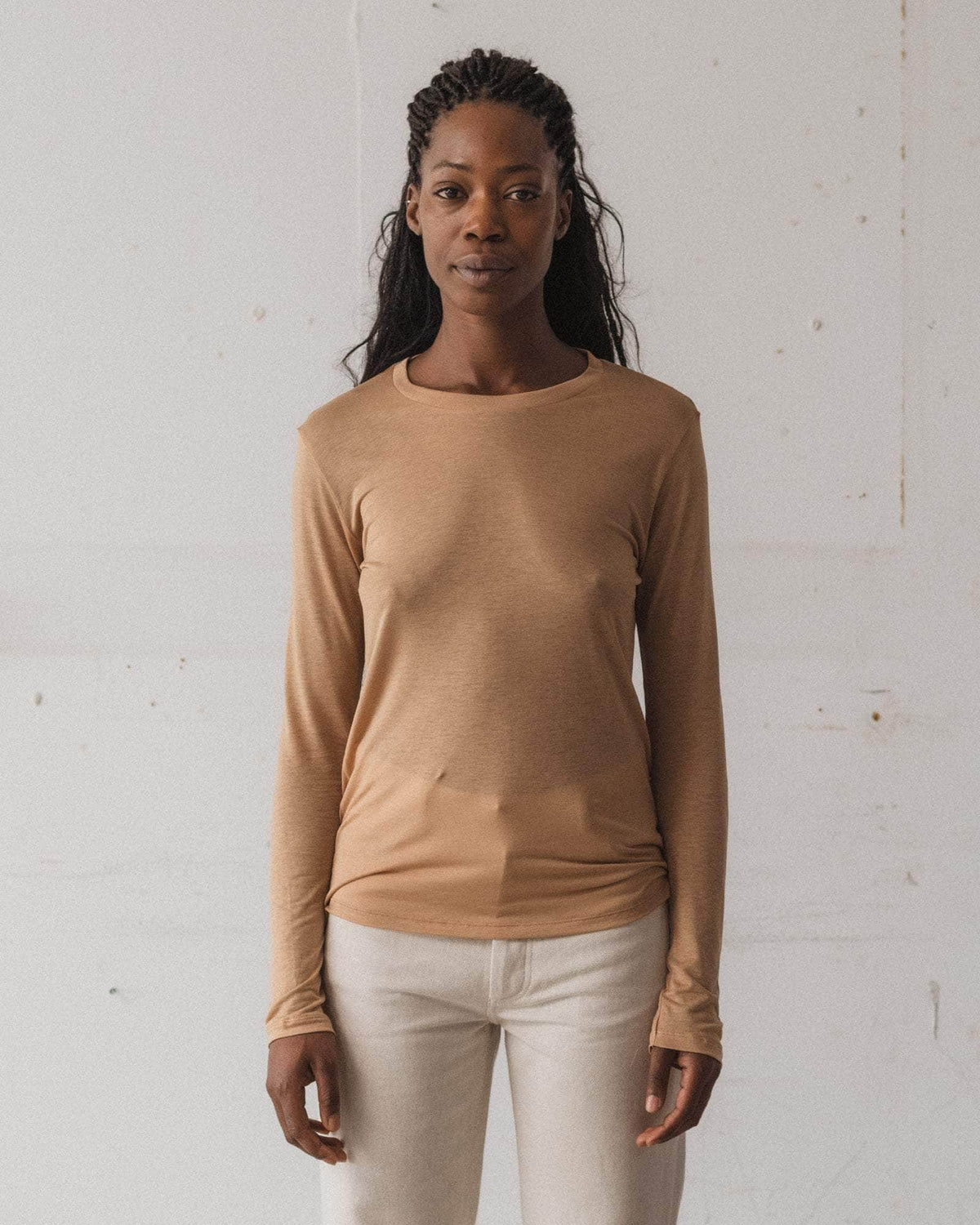 Baserange Long Sleeve Tee in Aural