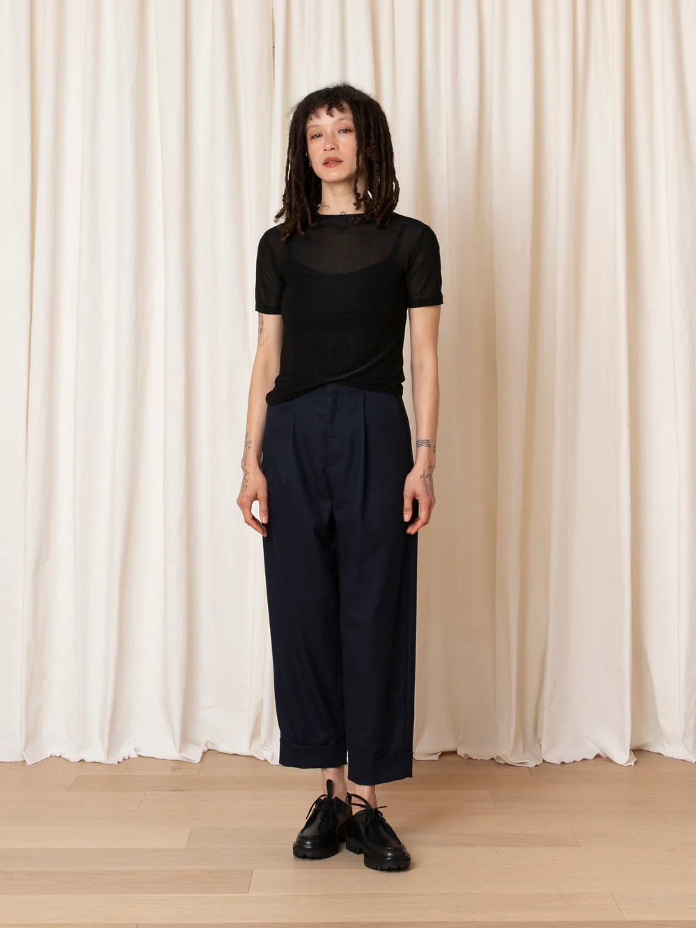 Ali Golden New Mesh T-Shirt in Black