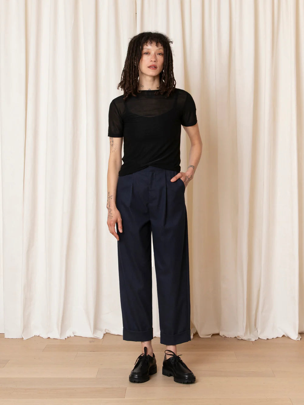 Ali Golden New Mesh T-Shirt in Black