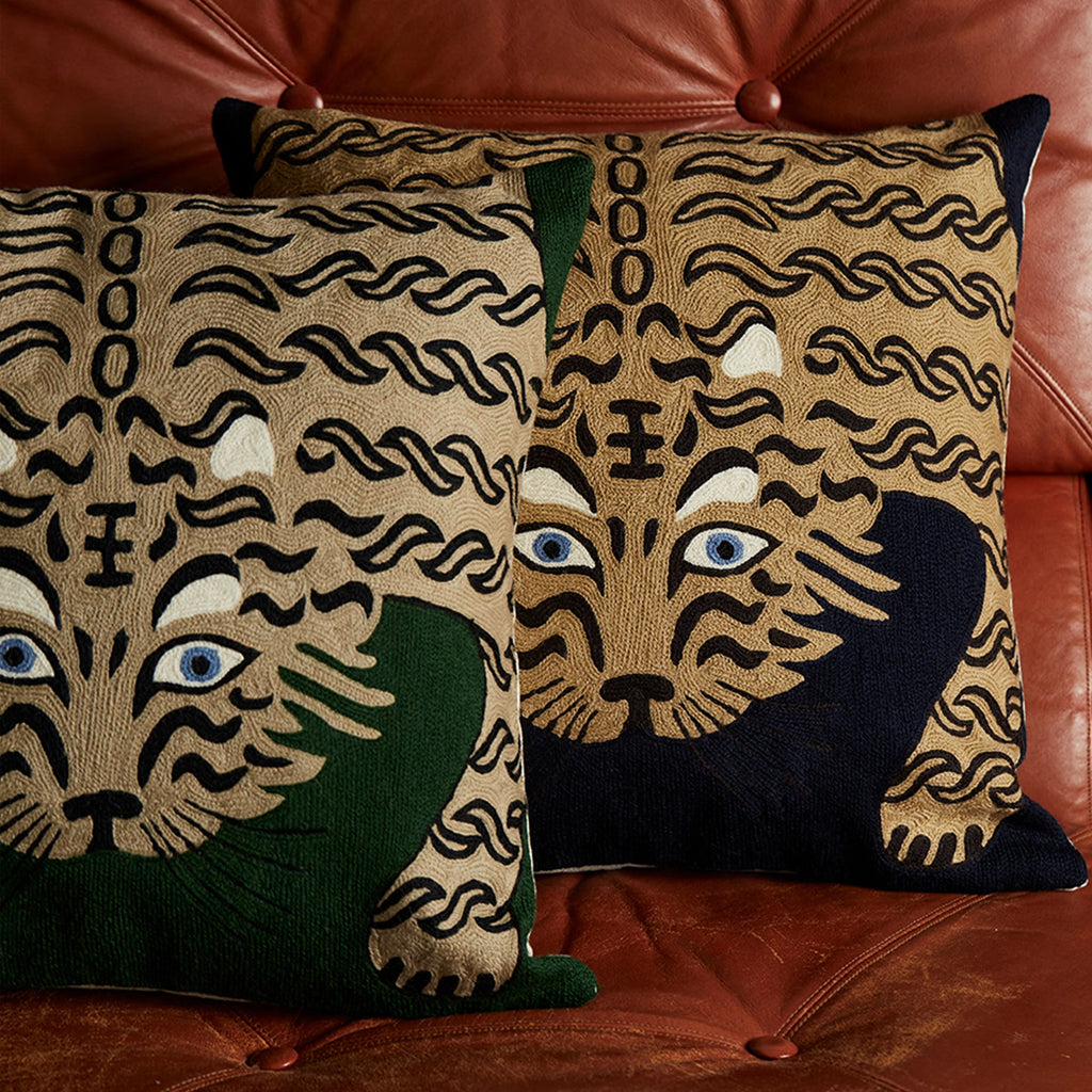 Inoui Editions Cushion Cover Rocko in Green