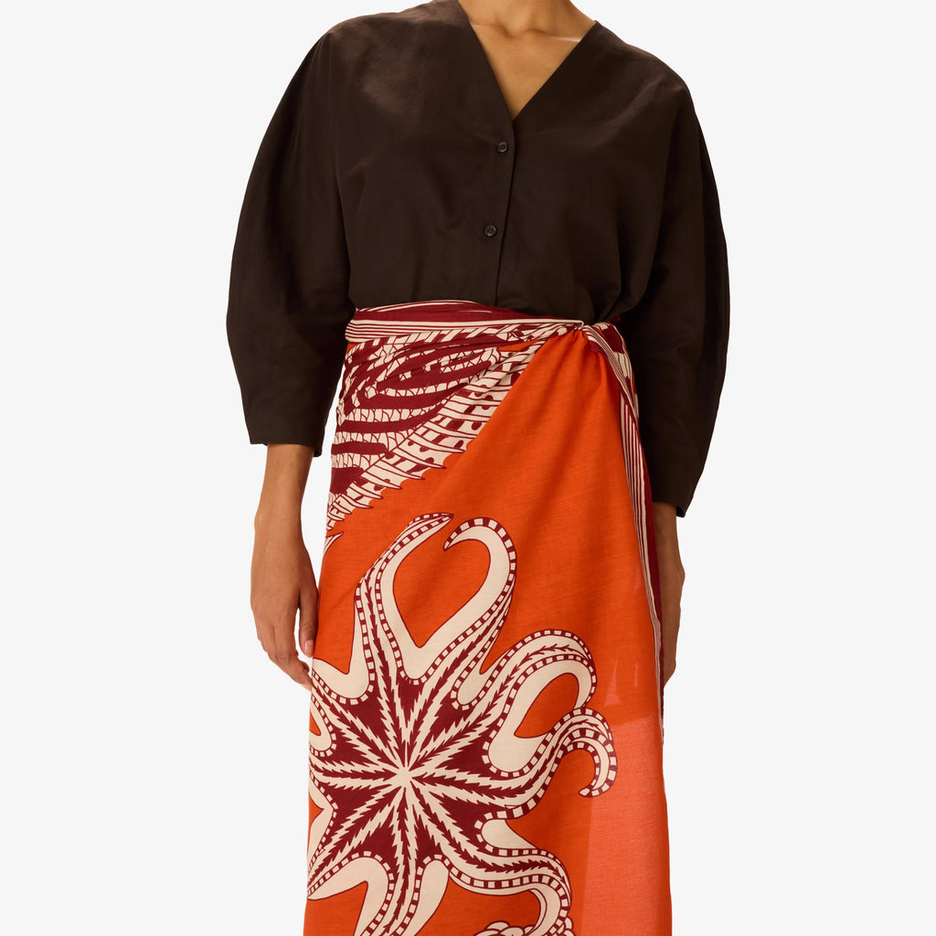 Inoui Editions Scarf Vague in Orange