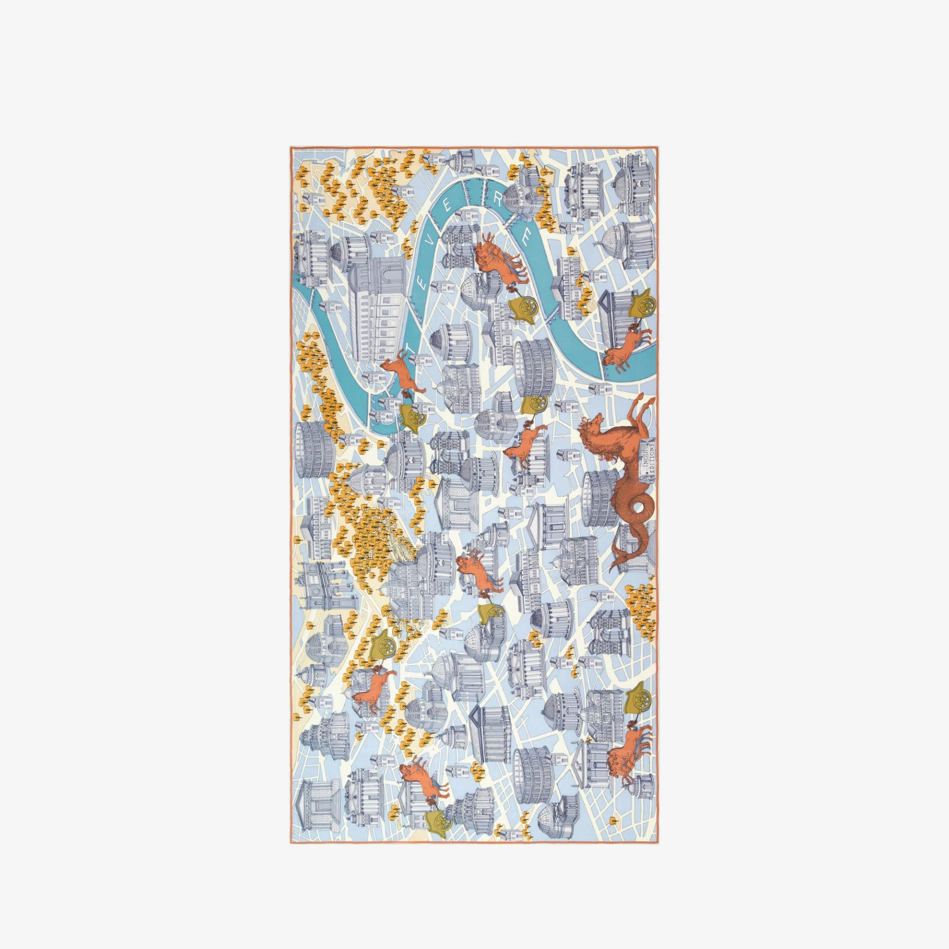 Inoui Editions Scarf Rome in Grey