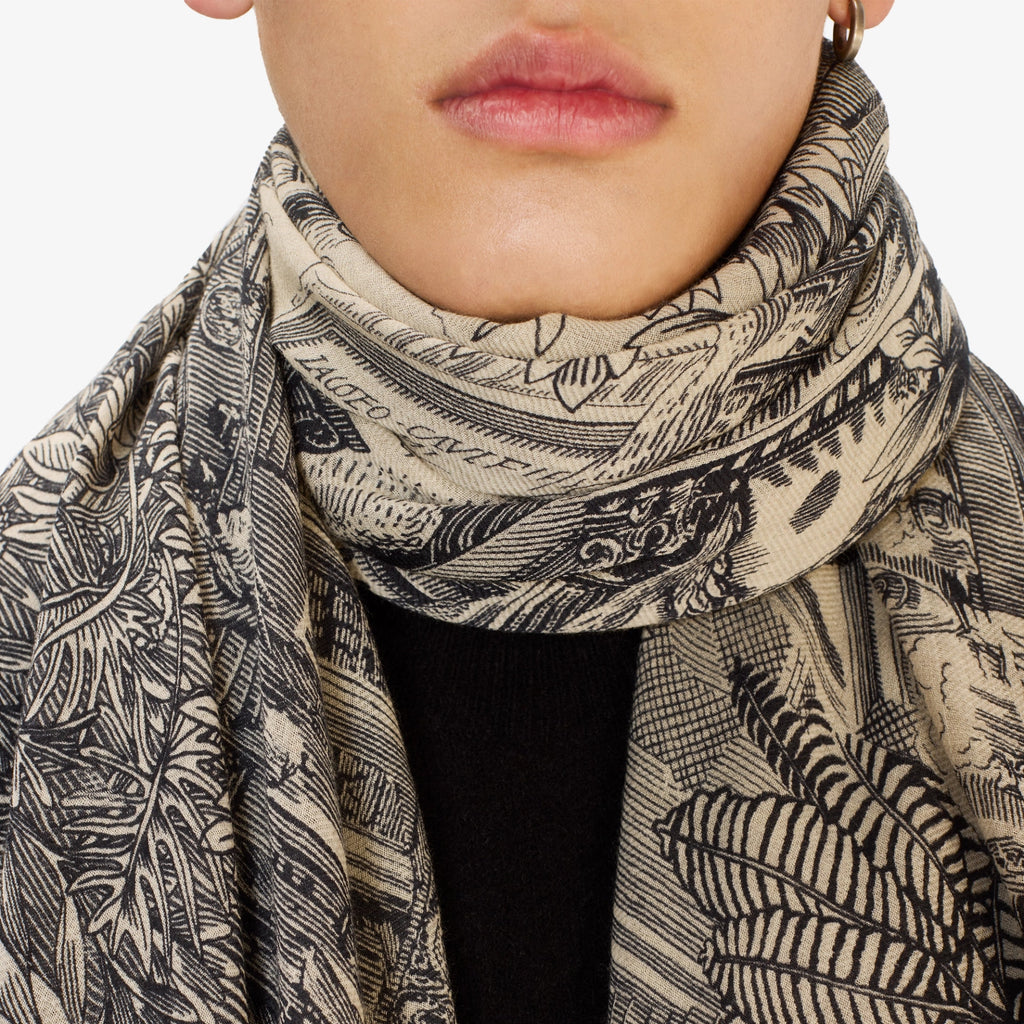Inoui Editions Piranesi Scarf in Black