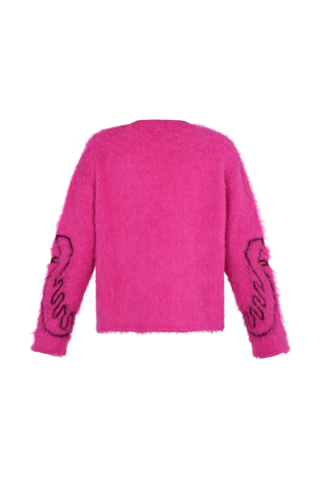 Carolina K Folklore Sweater in Fuscia Bordeaux