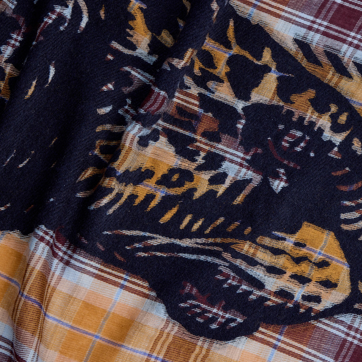 Inoui Editions Scarf 3D Gommery in Navy
