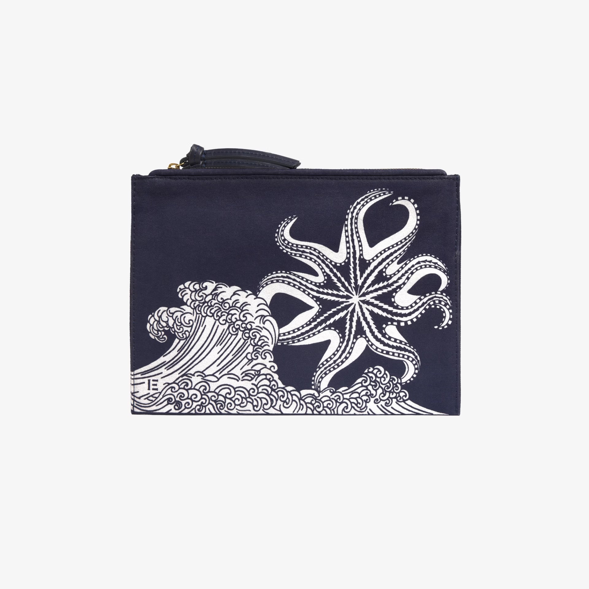 Inoui Editions Pouch Poseidon in Navy