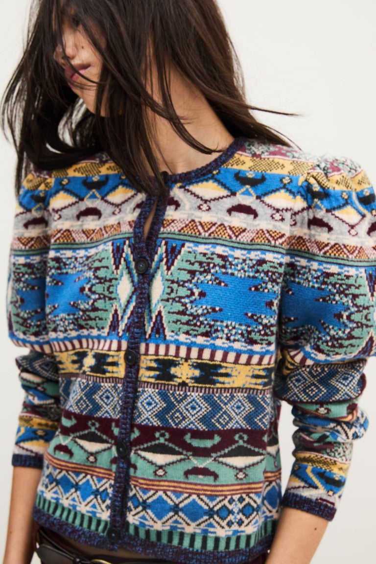 Ba&sh Maja Cardigan in Multicolor