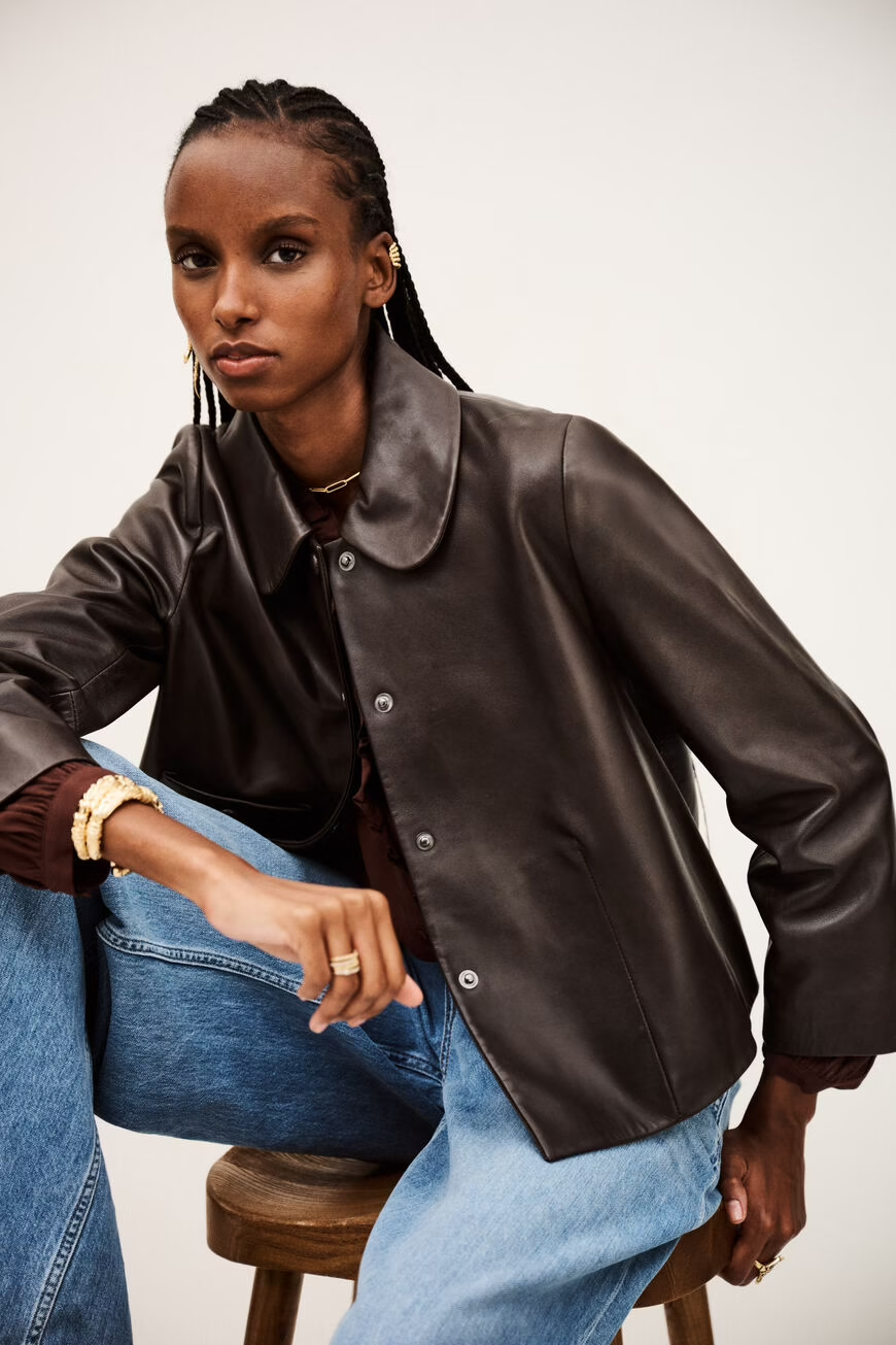 Ba&sh Milos Jacket in Marron