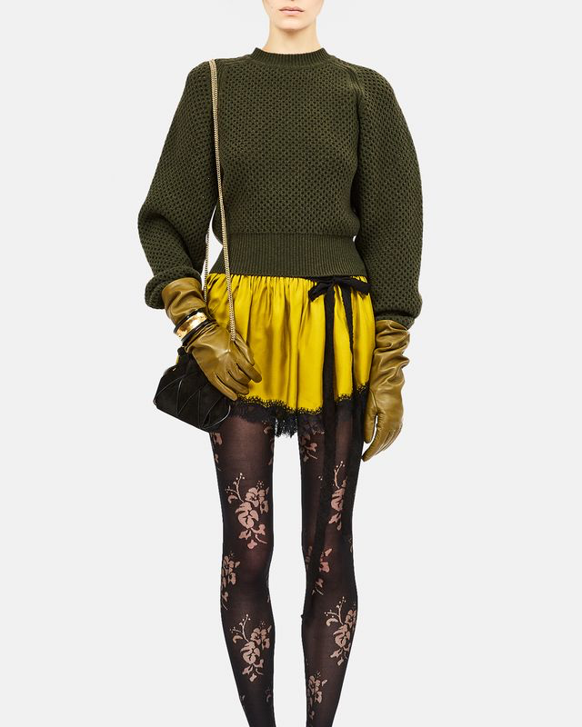 Ulla Johnson Ronan Knit Pullover in Militaire