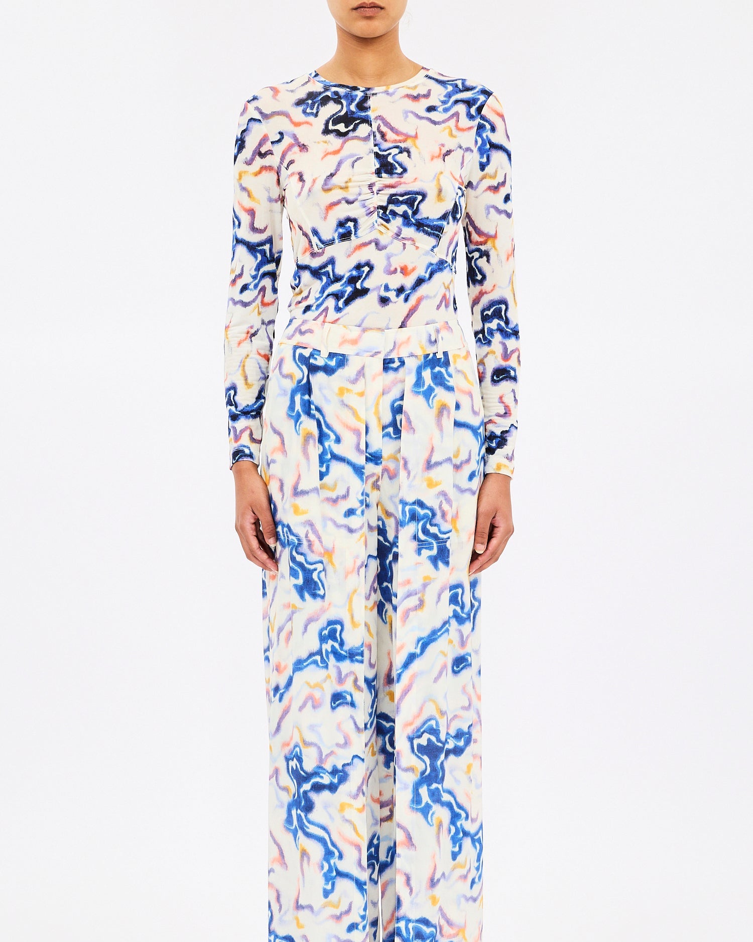 Ulla Johnson Neri Jersey Top in Prism