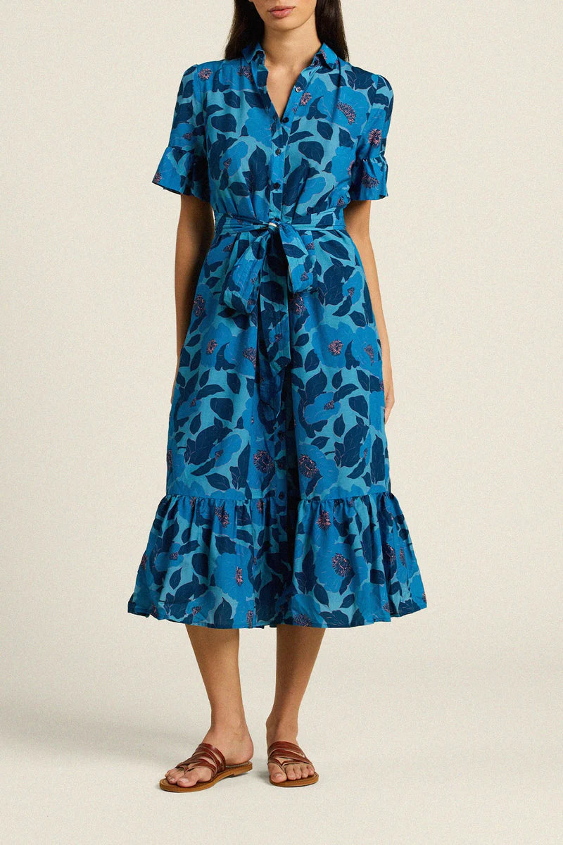 Trovata Luana Dress in Lago Floral
