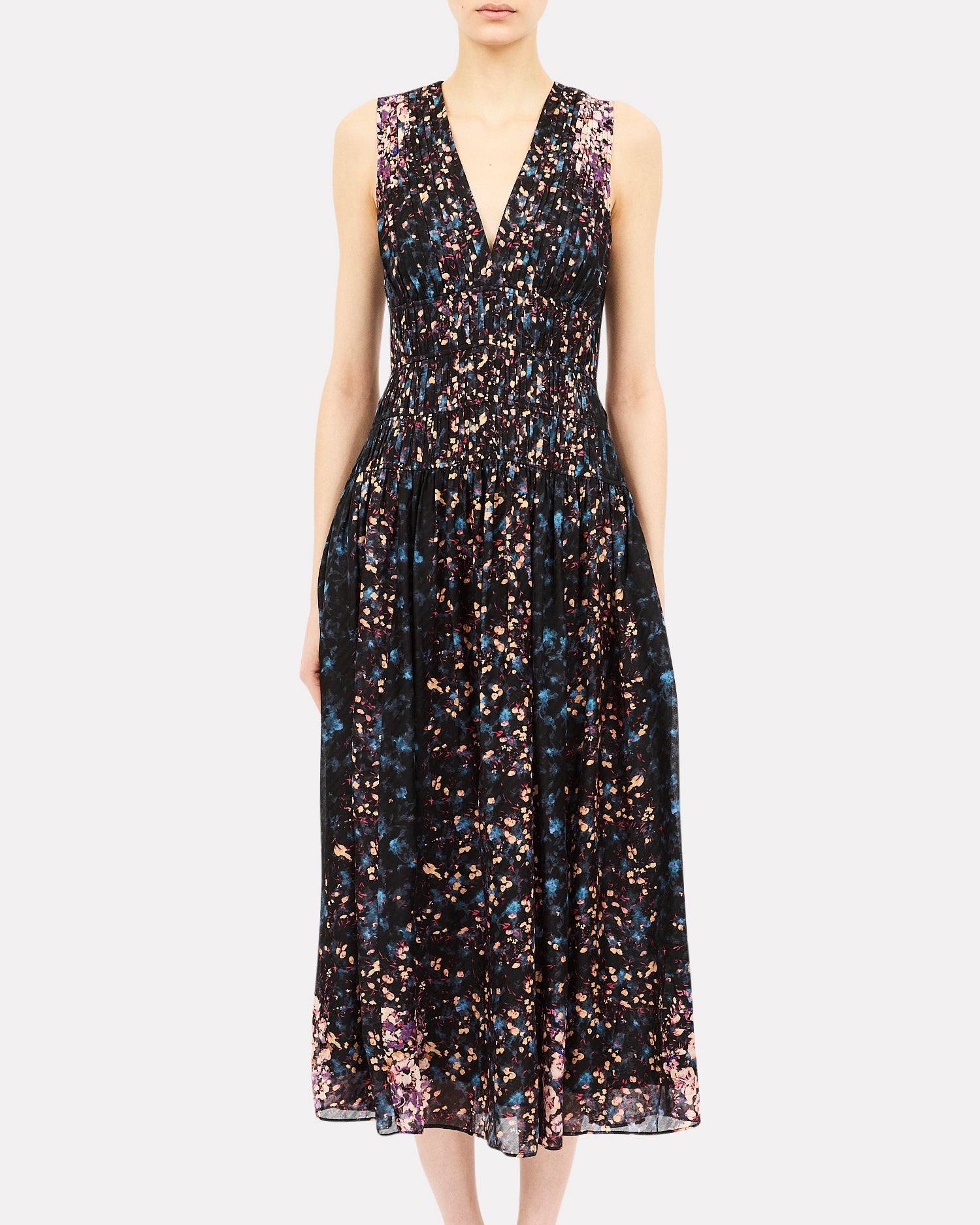 Ulla Johnson Sylvie Silk Dress in Eclipse