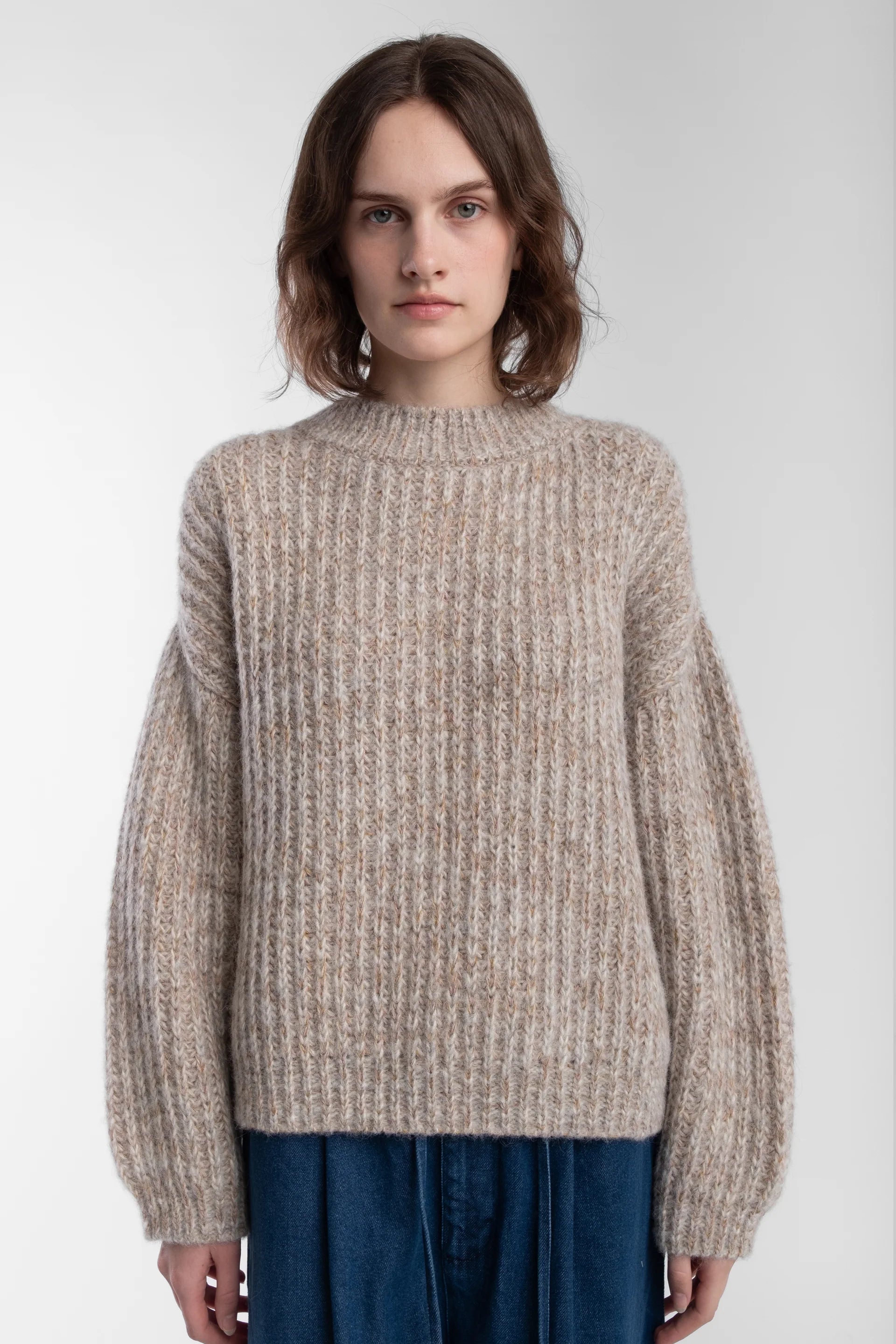 Micaela Greg Marcel Pullover in Mix Grey
