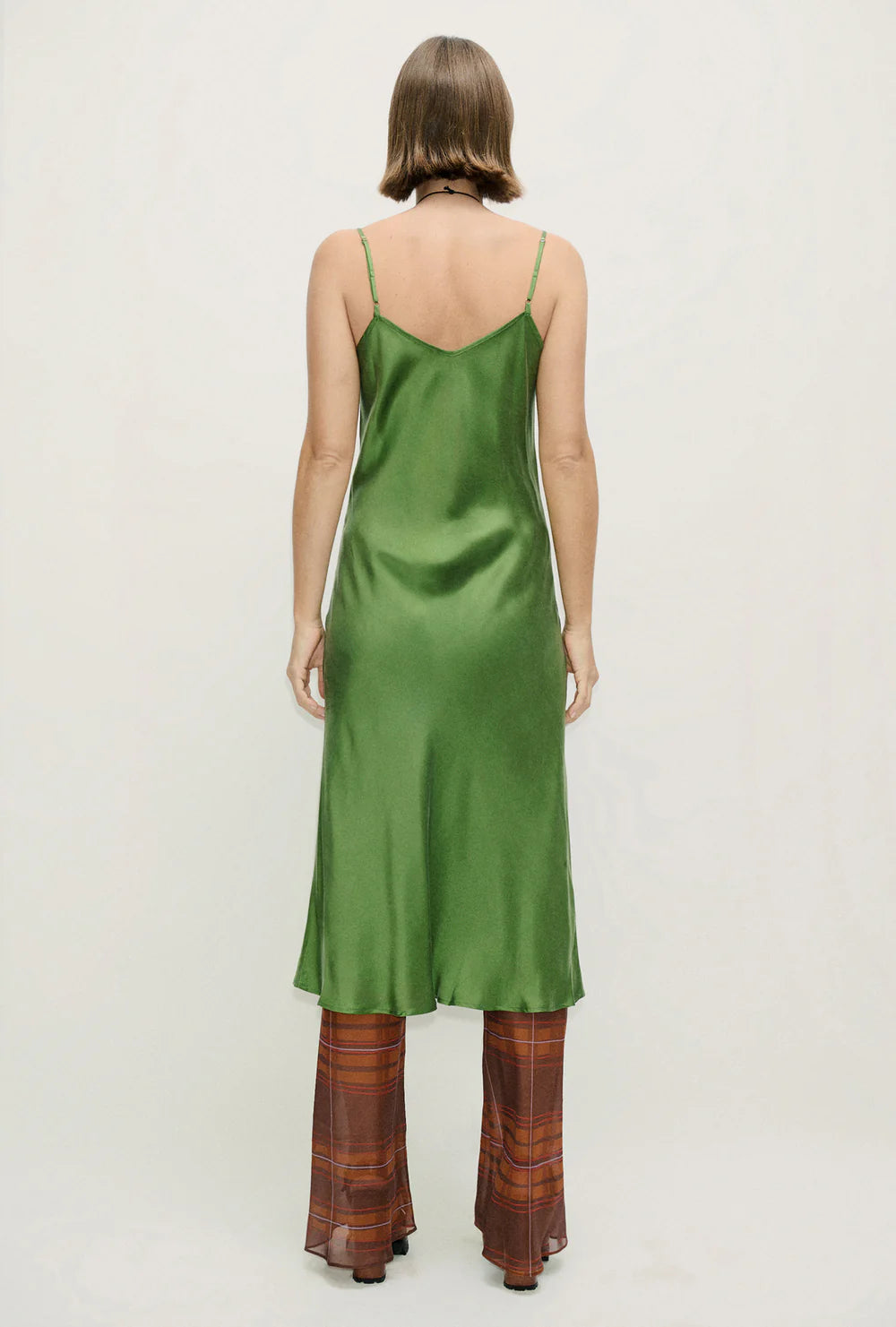 Silk Laundry 90S Slip Dress in Fields