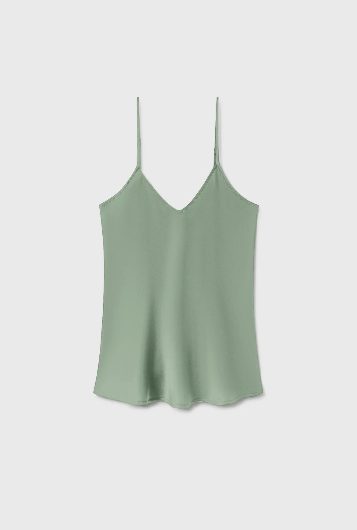 Silk Laundry Bias Cut Cami in Moonshine
