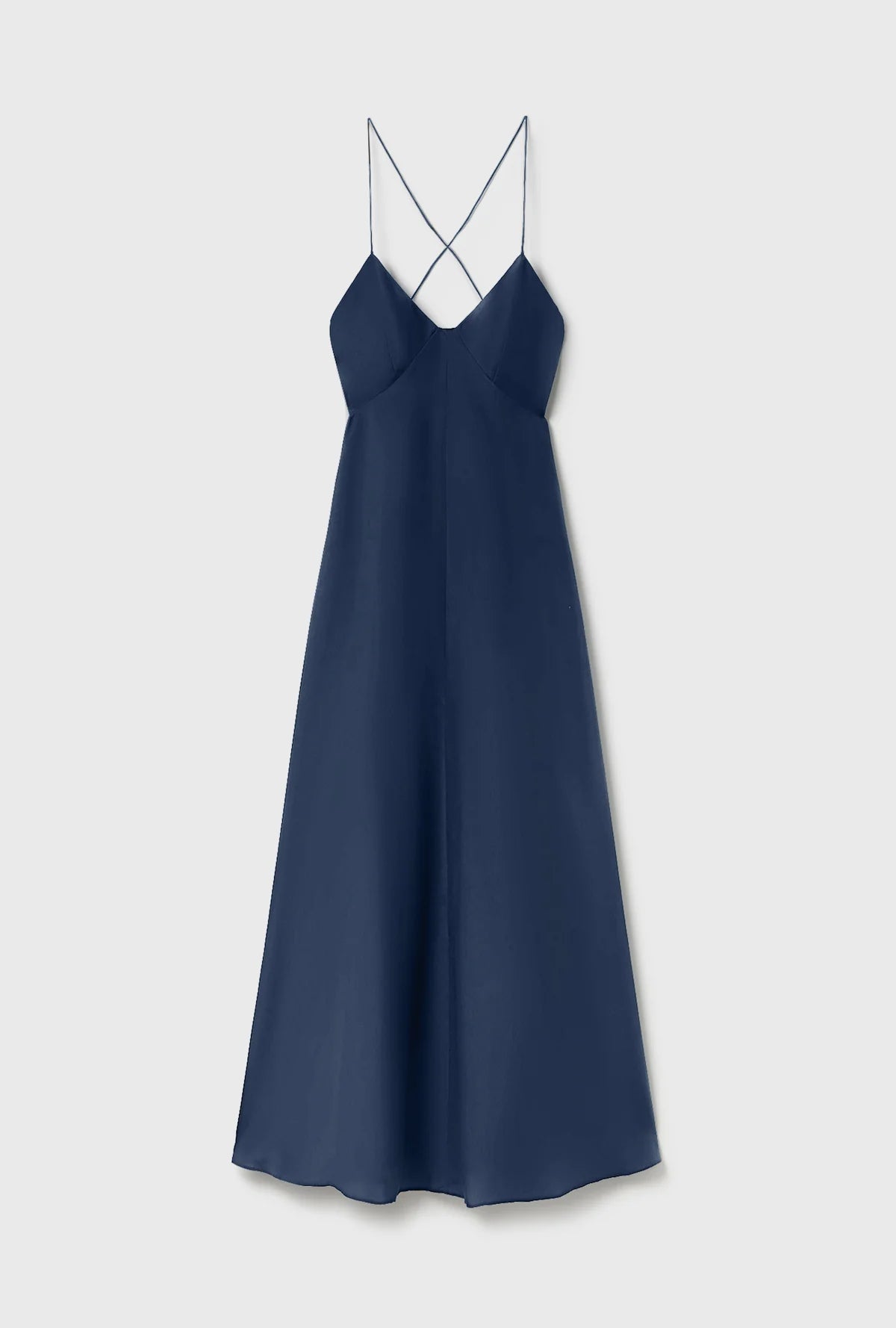 Silk Laundry Habutai Debbie Dress in Midnight